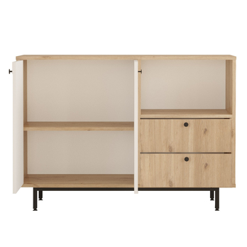 Kuchynská skrinka ORMAR 2 dub/biela 2