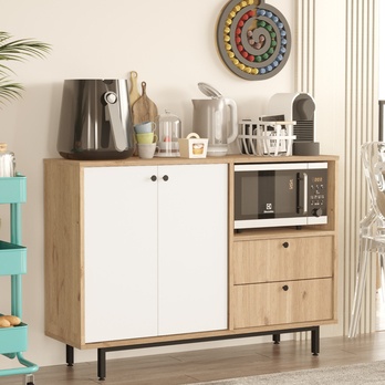 Kuchynská skrinka ORMAR 2 dub/biela 3