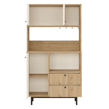 Kuchynská skrinka ORMAR 3 dub/biela 2