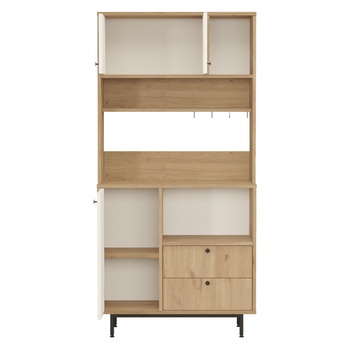 Kuchynská skrinka ORMAR 4 dub/biela 2