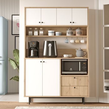 Kuchynská skrinka ORMAR 5 dub/biela 1