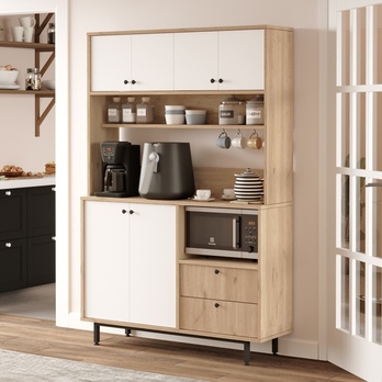 Kuchynská skrinka ORMAR 5 dub/biela 3