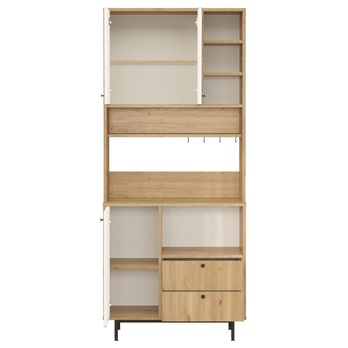 Kuchynská skrinka ORMAR 6 dub/biela 2