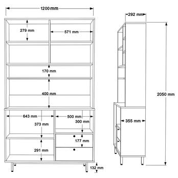 Kuchynská skrinka ORMAR 7 biela 4