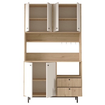 Kuchynská skrinka ORMAR 7 dub/biela 2