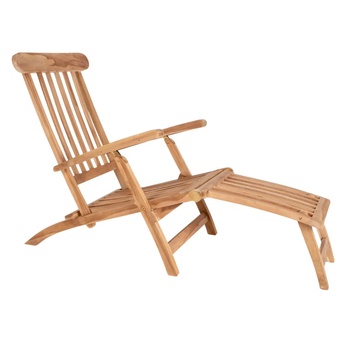 Záhradné ležadlo ORRICAFI 2 teak/béžová 2