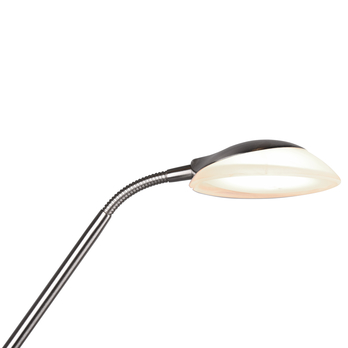 Stojacia LED lampa ORSON matný nikel/alabastrové sklo 4