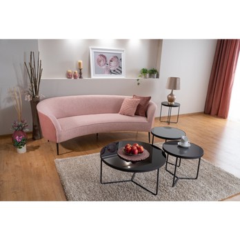 Konferenčný stolík ORTIMADO sivá/čierna 1