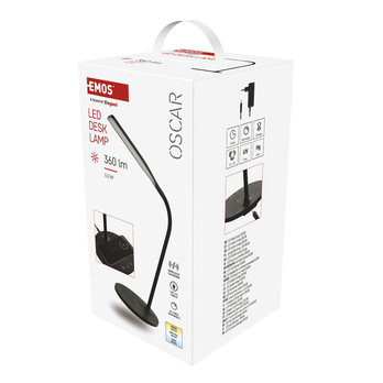 Stolná lampa OSCAR čierna 2