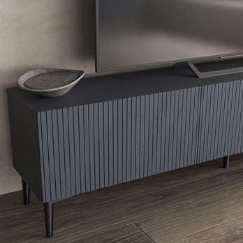 TV stolík OSCAR antracitová 4