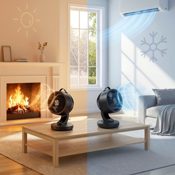 Stolný ventilátor OSCILLA čierna 3