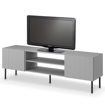 TV komoda OSINSAU RTV-1 svetlosivá/čierna 3