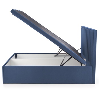 Posteľ s roštom OSINTU tmavomodrá, 160x200 cm 6