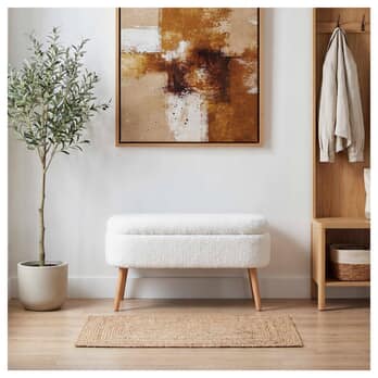 Taburet OSLO 5 biela 2