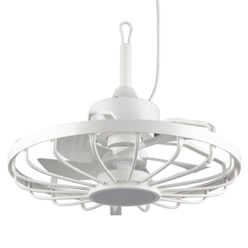 Závesné LED svietidlo s ventilátorom OSLO biela 2