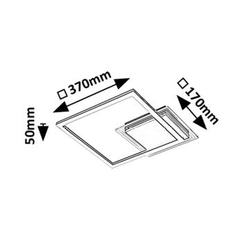 Stropné svietidlo OTTAVIA 1 čierna 7