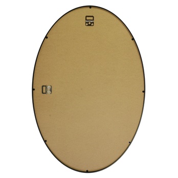 Zrkadlo OVAL čierna 2