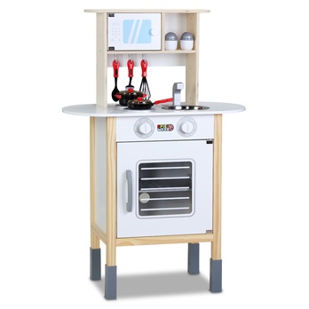 Detská kuchynka OVEN prírodná/biela 2