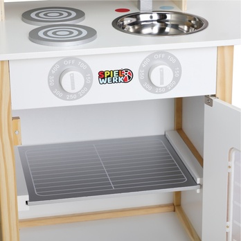 Detská kuchynka OVEN prírodná/biela 3