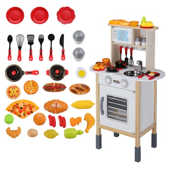 Detská kuchynka OVEN prírodná/biela 5