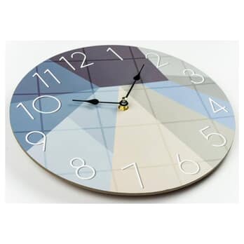 Nástenné hodiny  OVIEDO modrá, ⌀ 30 cm 1