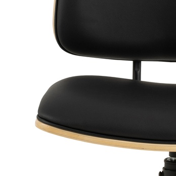 Jedálenská stolička OWEN čierna/matná čierna 7