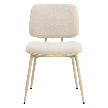 Jedálenská stolička OWEN béžová/sivá 2