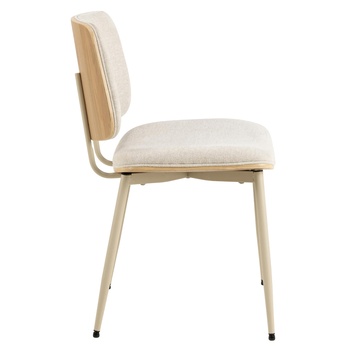 Jedálenská stolička OWEN béžová/sivá 5