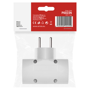 Rozbočovacia zásuvka 3x P0023N biela 2