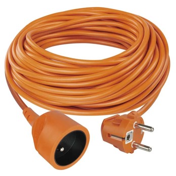 Predlžovacia spojka P01120 oranžová, 1 zásuvka, 20 m 1