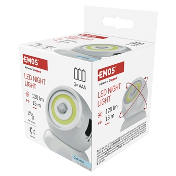 Nočná LED lampa P3324 biela 1