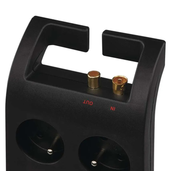 Prepäťová ochrana P54052 čierna, 8 zásuviek, dĺžka 3 m, absorpcia 1800 J 3