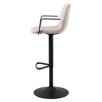 Barová stolička PABLO béžová/matná čierna 3