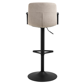 Barová stolička PABLO béžová/matná čierna 4