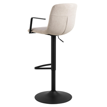 Barová stolička PABLO béžová/matná čierna 5