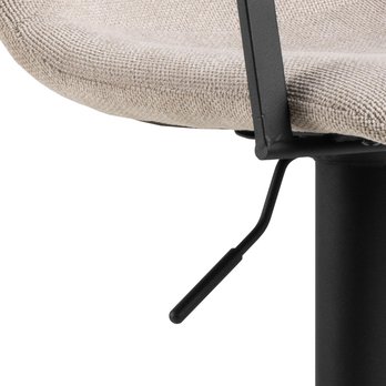 Barová stolička PABLO béžová/matná čierna 7