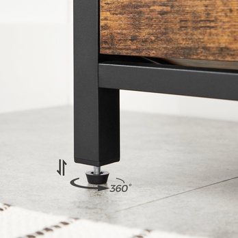 Lavica na topánky PADD hnedá/čierna 4