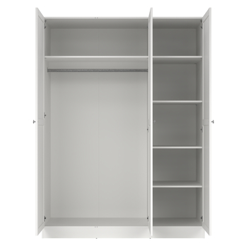 Šatníková skriňa PAEDYN 3D biela 2