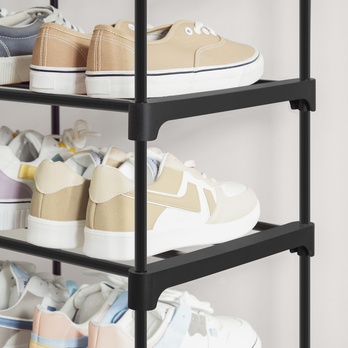 Regál na topánky PAIR čierna, sada 2 ks 3