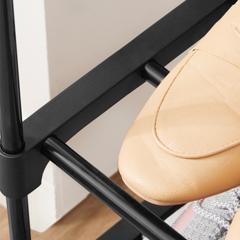 Regál na topánky PAIR čierna, sada 2 ks 4