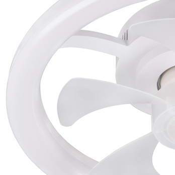 Stropné LED svietidlo s ventilátorom PAJALA biela 8