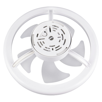 Stropné LED svietidlo s ventilátorom PAJALA biela 9