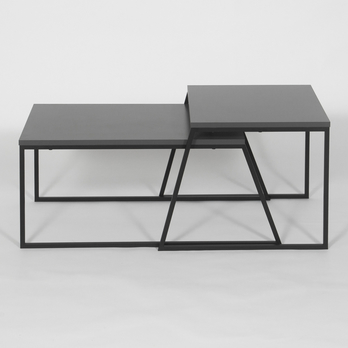 Konferenčný stolík PAL antracitová, sada 2 ks 3