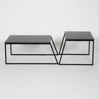 Konferenčný stolík PAL antracitová, sada 2 ks 4