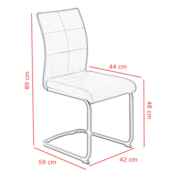 Jedálenská zostava PAL dub artisan/antracitová 6