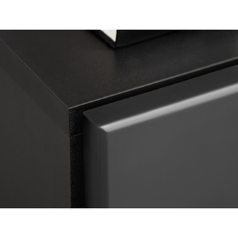 Obývacia stena PALAS II čierna/sivá/čierna vysoký lesk 3