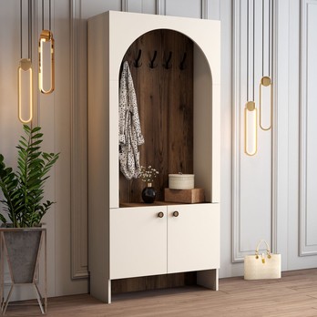 Predsieňová zostava PALERMO 1 krémová/orech 1