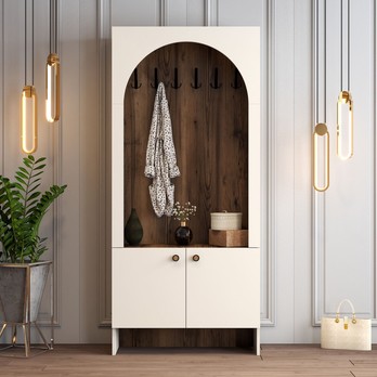 Predsieňová zostava PALERMO 1 krémová/orech 3