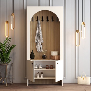 Predsieňová zostava PALERMO 1 krémová/dub 2