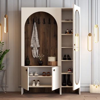 Predsieňová zostava PALERMO 2 krémová/orech 2